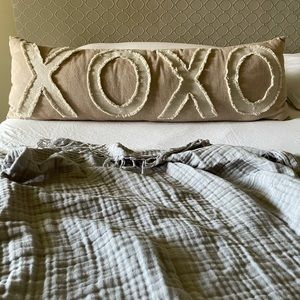 XOXO Lumbar Throw Pillow